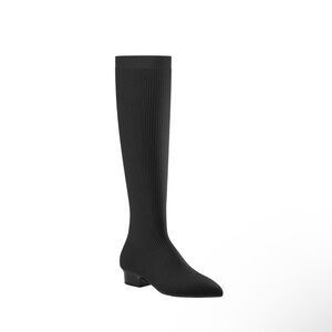 Pashion Footwear Coal Knot Knee High Boots